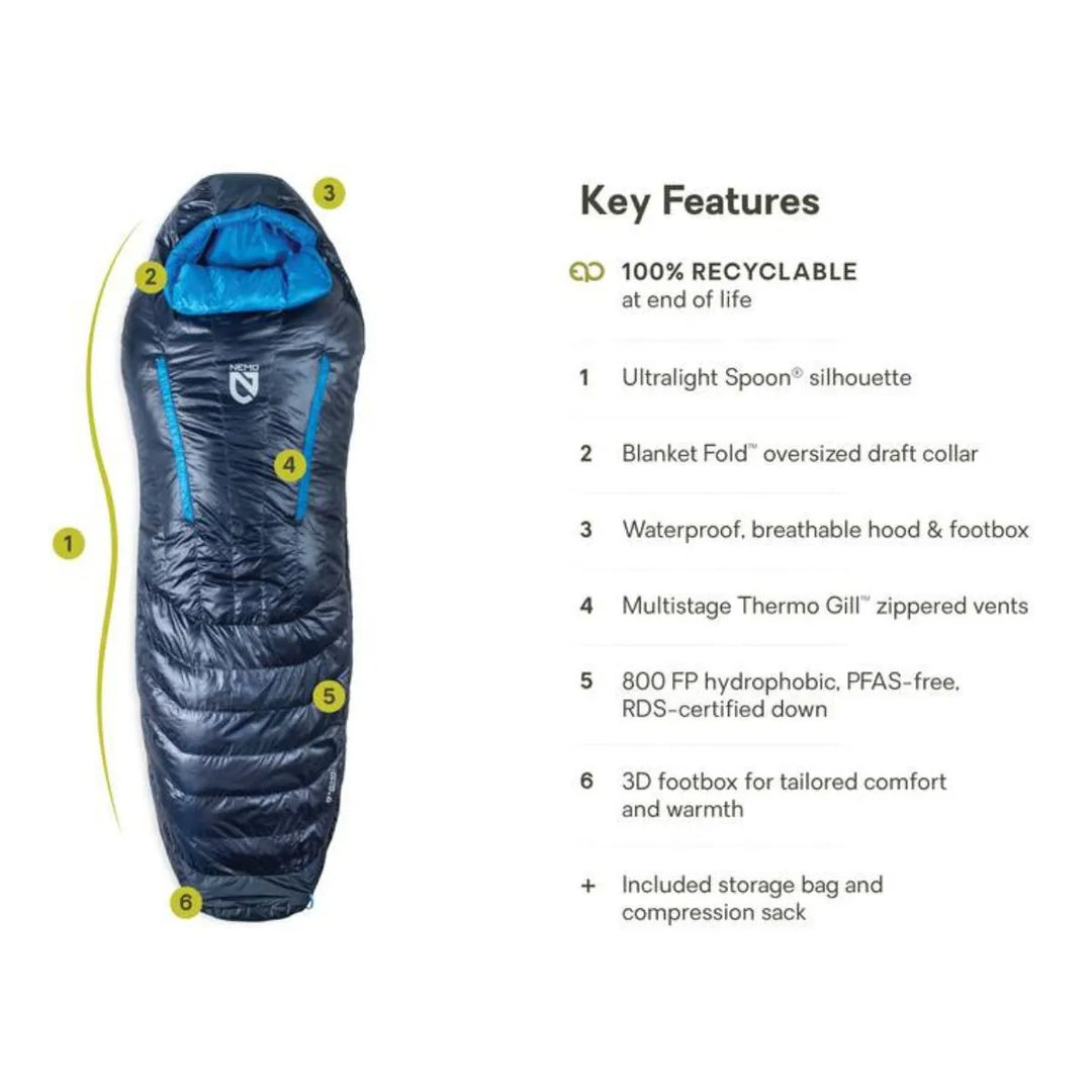 Nemo Riff 30 Endless Promise Down Sleeping Bag -1ºC