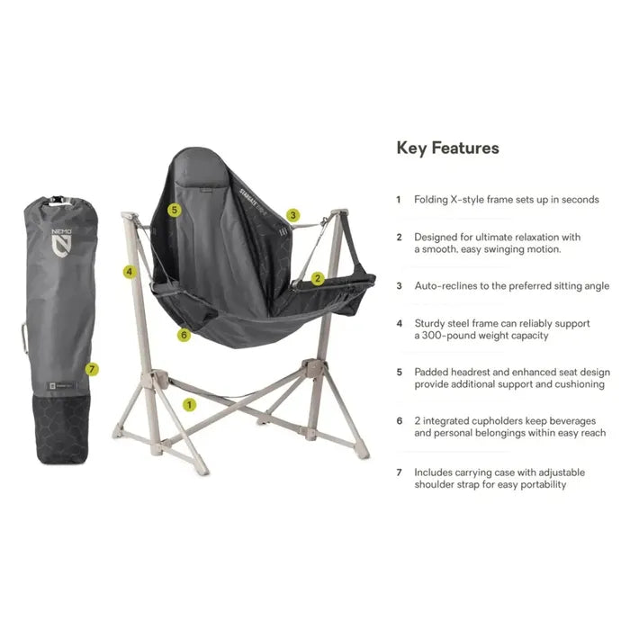 Nemo Stargaze EVO-X Folding Reclining Camp Chair