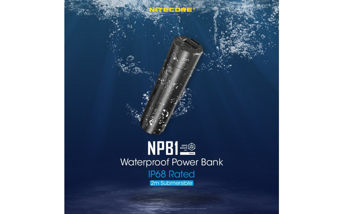 Nitecore NBP1 5000mAh Waterproof Power Bank
