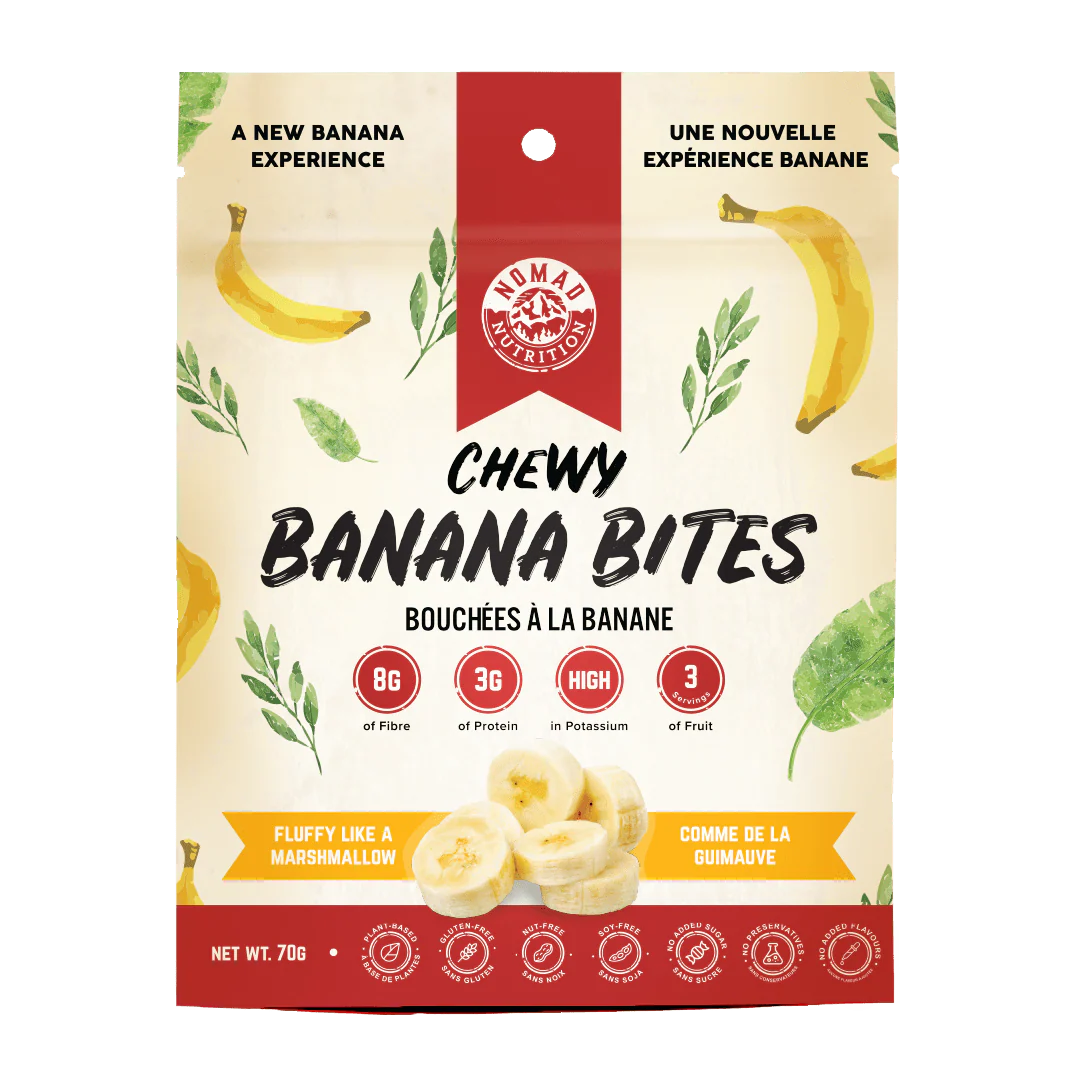 Nomad Nutrition Chewy Banana Bites