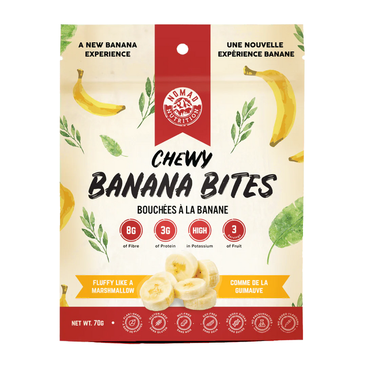 Nomad Nutrition Chewy Banana Bites