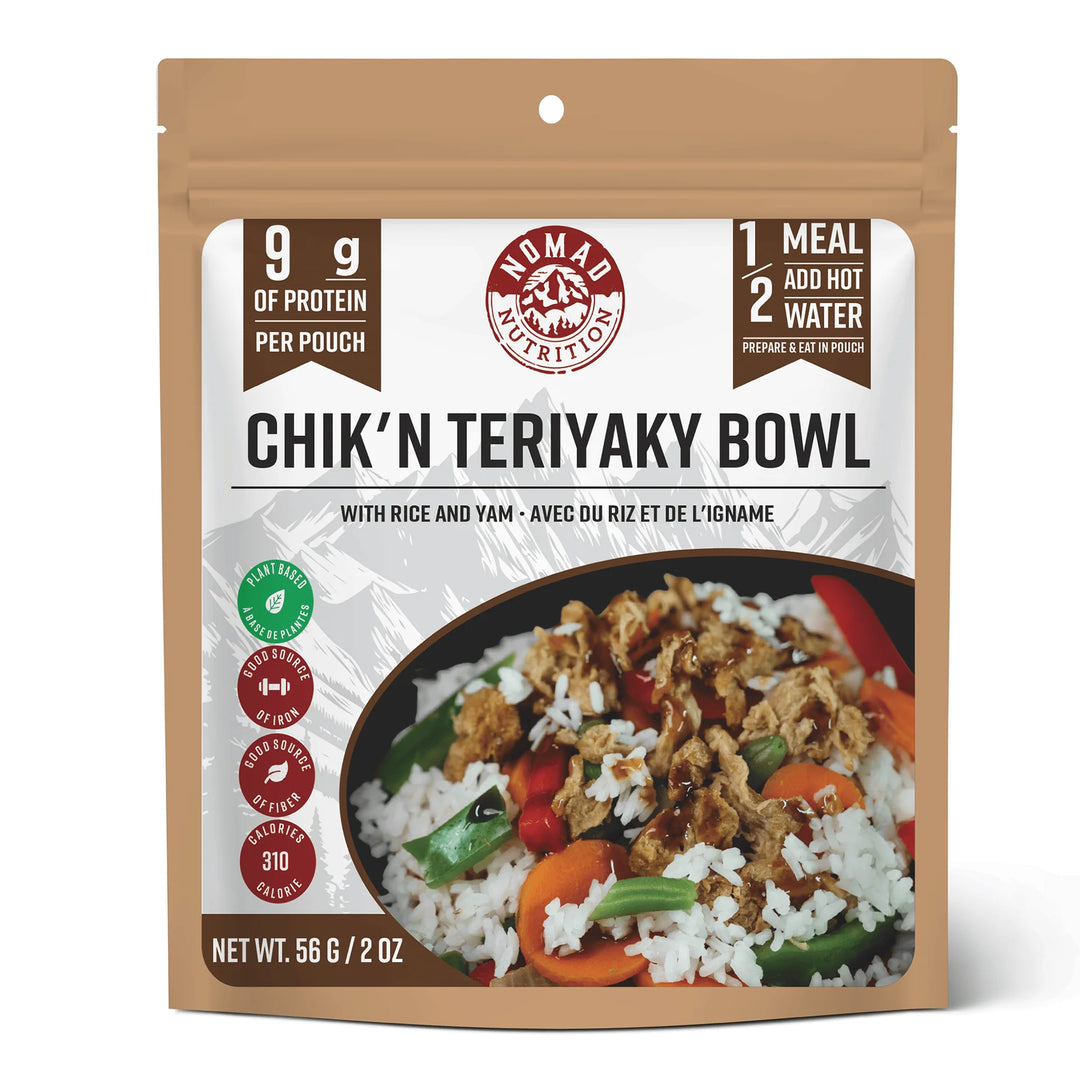 Nomad Nutrition Chick'n Teriyaki Bowl