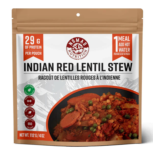 Nomad Nutrition Indian Red Lentil Stew