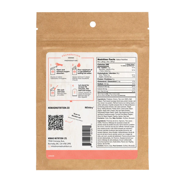 Nomad Nutrition Southwest Breakfast Skillet