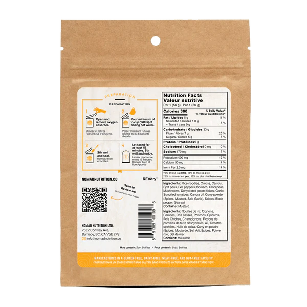 Nomad Nutrition Kathmandu Curry