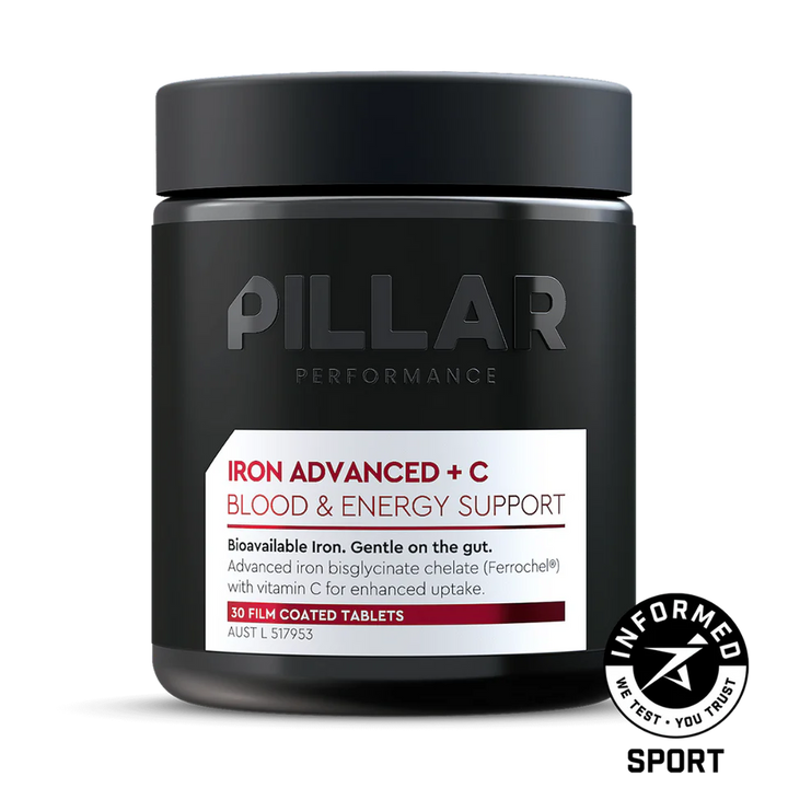 Pillar Performance Iron Advanced + C 30 Tablets