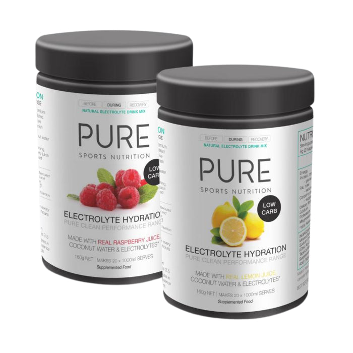 Pure Sports Electrolyte Hydration Low Carb 160g Tub