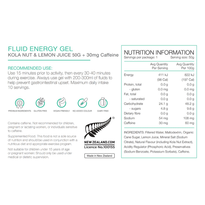 Pure Sports Nutrition Energy Gel 35g
