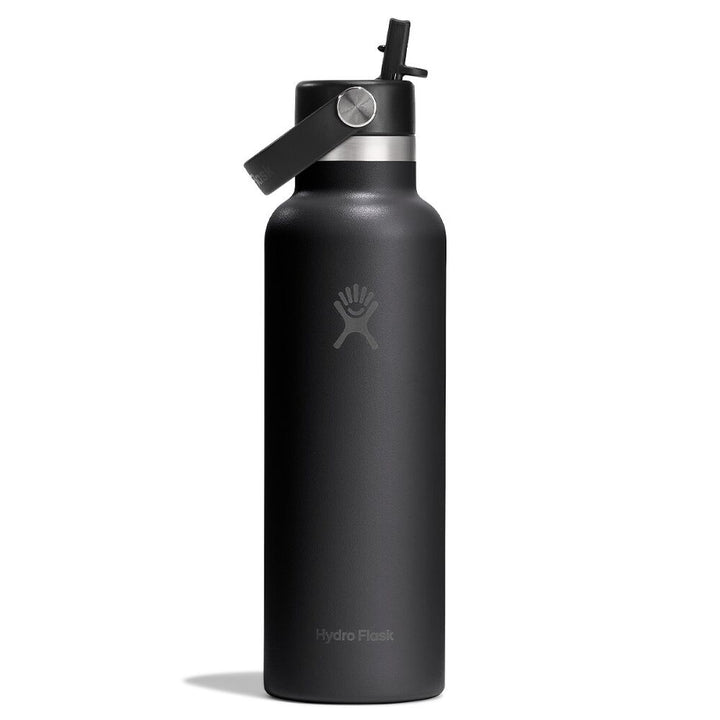Hydro Flask 21oz (621mL) Standard Mouth with Flex Straw Cap Stainless Steel Water Bottle