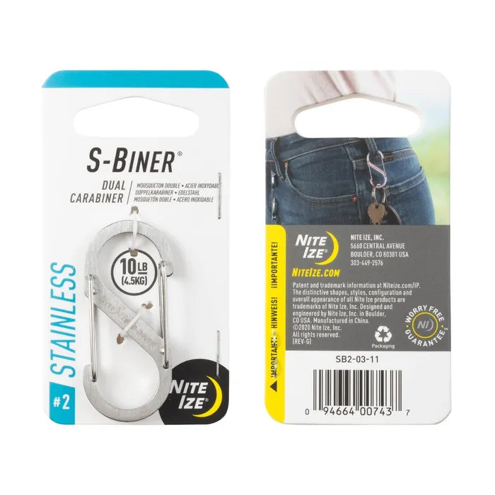 Nite Ize S-Biner Accessory Carabiner Stainless