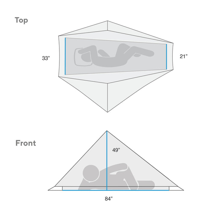 Gossamer Gear The One Ultralight Trekking Pole Tent