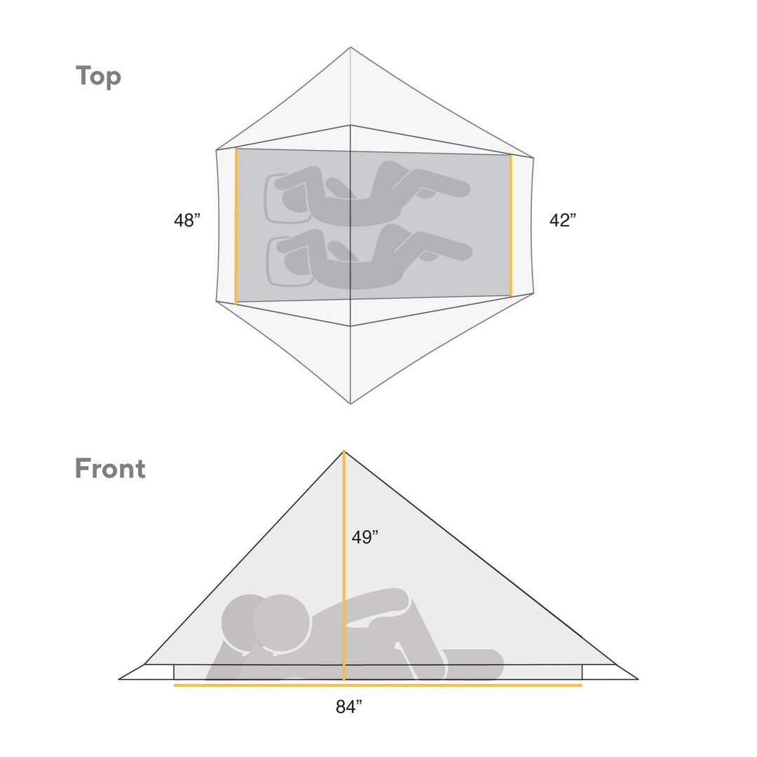 Gossamer Gear The Two Ultralight Trekking Pole Tent
