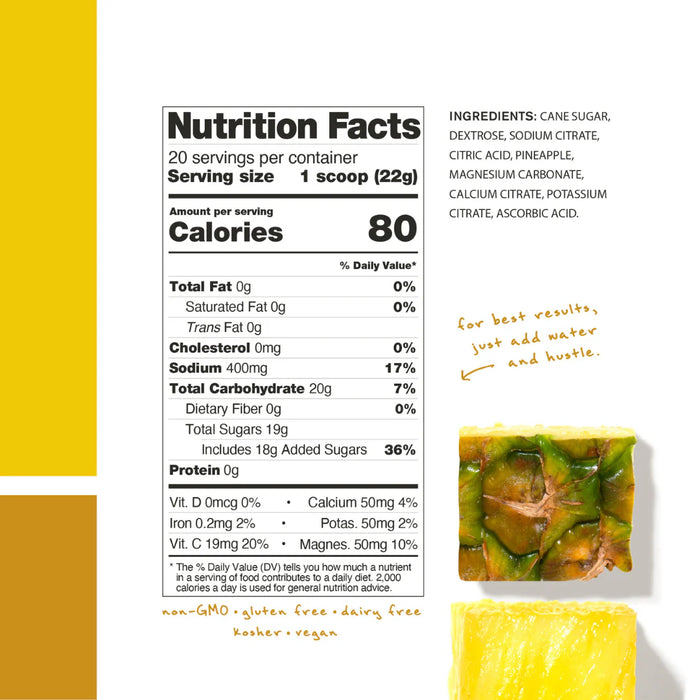 Skratch Sport Hydration Drink Mix 440g (20 Serving Bag)