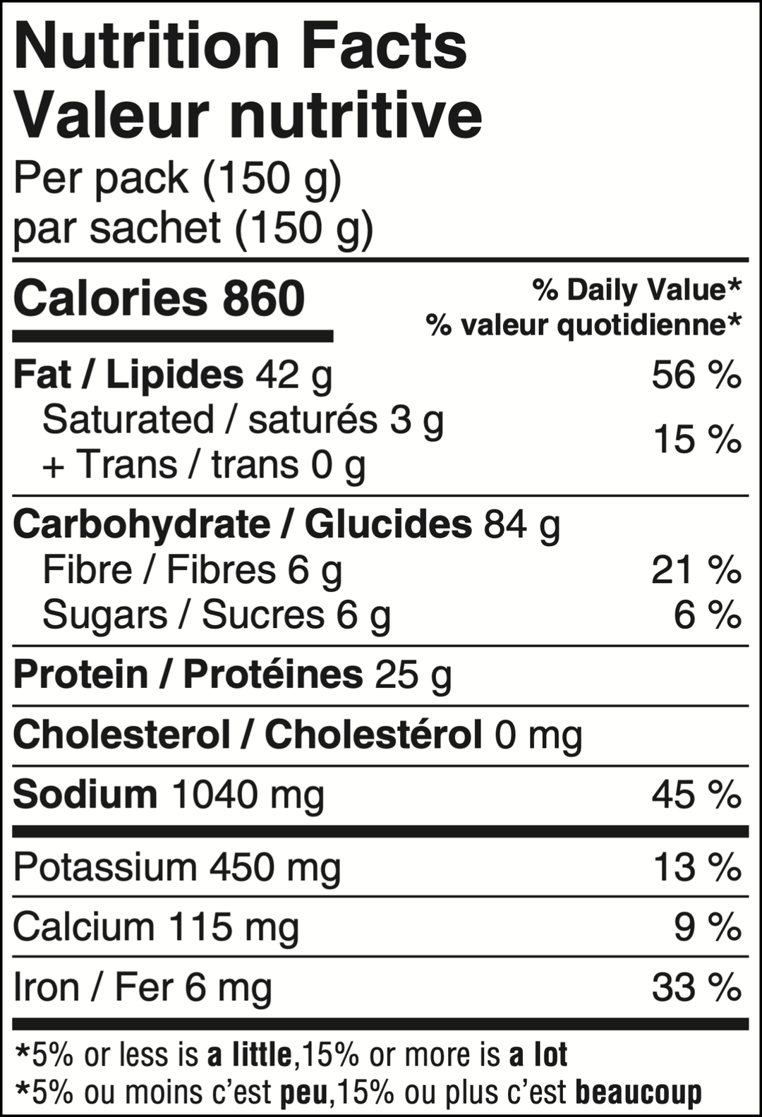 Sly Foods Alpine Macaroni 150g - Nutritional Value