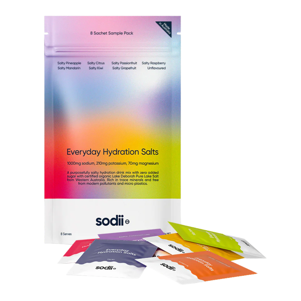 Sodii Everyday Hydration Salts Sample Pack (8 Sachets)