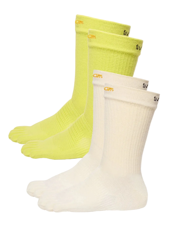 Vibram Crew Toe Socks (2pk)