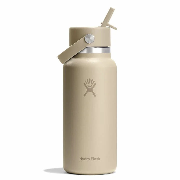 Hydro Flask 32oz (946mL) Wide Mouth Flex Straw Cap Stainless Steel Water Bottle