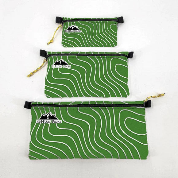 Hilltop Packs Ultralight D50T Zipper Topo Pouches