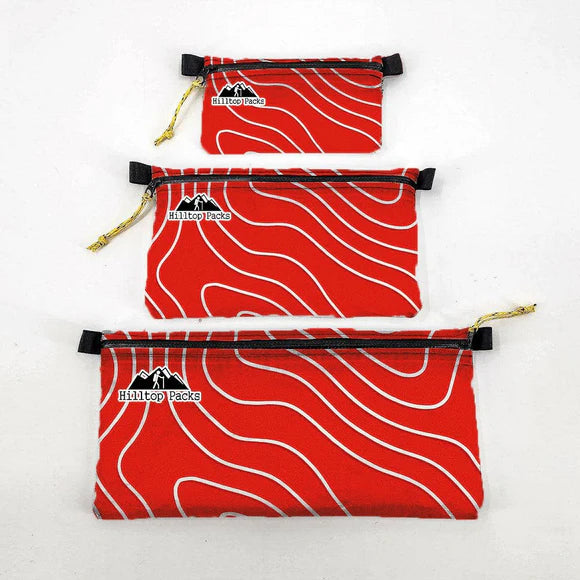 Hilltop Packs Ultralight D50T Zipper Topo Pouches
